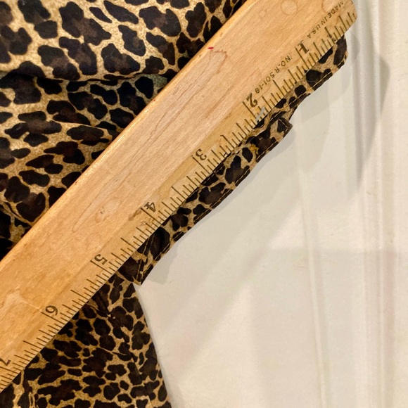 J.CREW Leopard puff sleeve top in cotton poplin Size XXS style J6080 - Picture 7 of 7